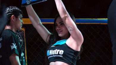 Rayssa mello é ring girl oficial do maior evento de MMA do Brasil