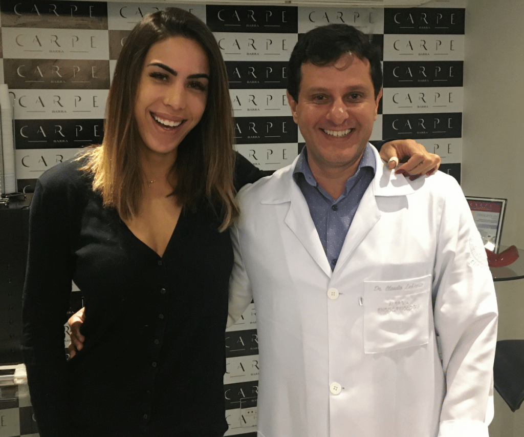 Gabi Miranda, atriz, modelo e Dr. Claudio Ambrósio, médico - Foto Divulgação