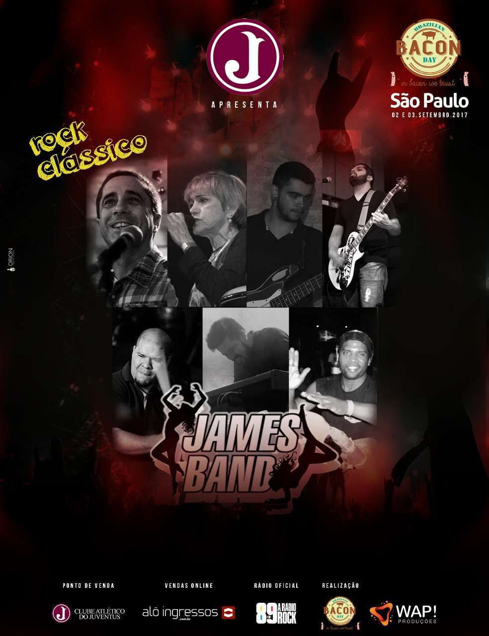 Rock Classico James Band 03 de Setembro
