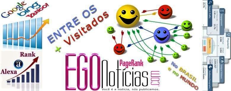 Ego notícias entre os sites mais acessado no Brasil e no mundo.