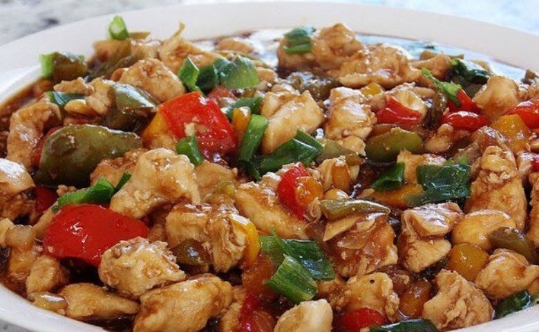 Receita de Frango xadrez (Gong Bao Ji Ding)