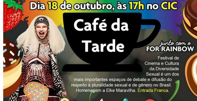 Café da Tarde no Teatro do CIC - Flyer divulgação