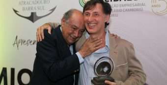 Avelino e Alejandro Olivera, da Pousada Estaleiro Village