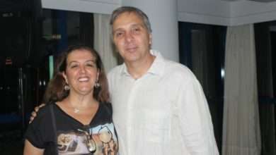 A nova presidente Ana Maria dos Santos com Francisco Barão - Fotos: Roberta Watzko