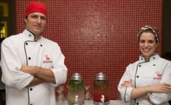 Chef Eder Gitte e Fernanda Volver Gitte - Foto: Donantonia