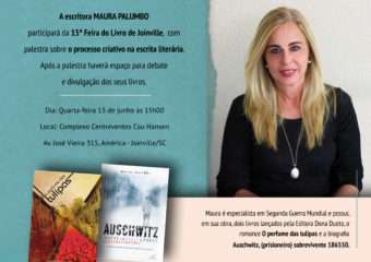  Maura Palumbo irá participar da 15ª Feira do Livro de Joinville