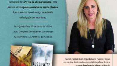 Escritora paulista Maura Palumbo irá participar da 15ª Feira do Livro de Joinville