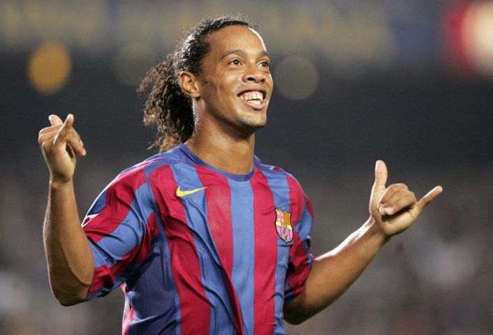 Ronaldinho Gaúcho recebe fãs catarinenses em jantar, na cidade de Brusque