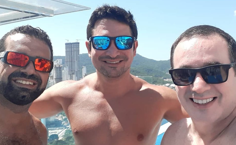 Tiago Montanha, Renato Brandina e Reinaldo Dutra - Foto Divulgação