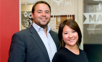 O Canadá está sendo muito procurado por brasileiros -Francisco Zarro, da 3RA Intercâmbio e Celina Hui, da Immi Canada - Crédito Divulgação
