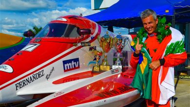 Lebos Chaburi campeão título mundial de motonáutica