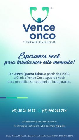 Vence Onco região ganha clínica 