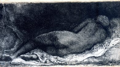 Nu feminino reclinado - Rembrandt H. van Rijn - Coleção Fundação Ema Klabin-Foto divulgação.