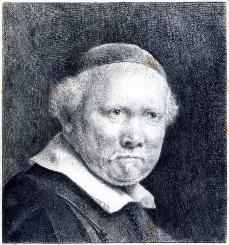 Retrato do Caligrafista Lieven Van Coppenol - Rembrandt H. van Rijn - Coleção Fundação Ema Klabin-Foto divulgação.