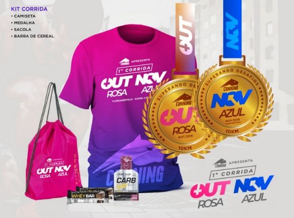 corrida, outubro, rosa, novembro, azul, cancer, mama, prostata, florianopolis, inscriçoes, atletas, esporte, saude, prevencao