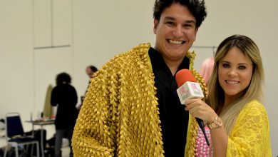 Samuel Aguiar e Apesentadora Viviane Alves