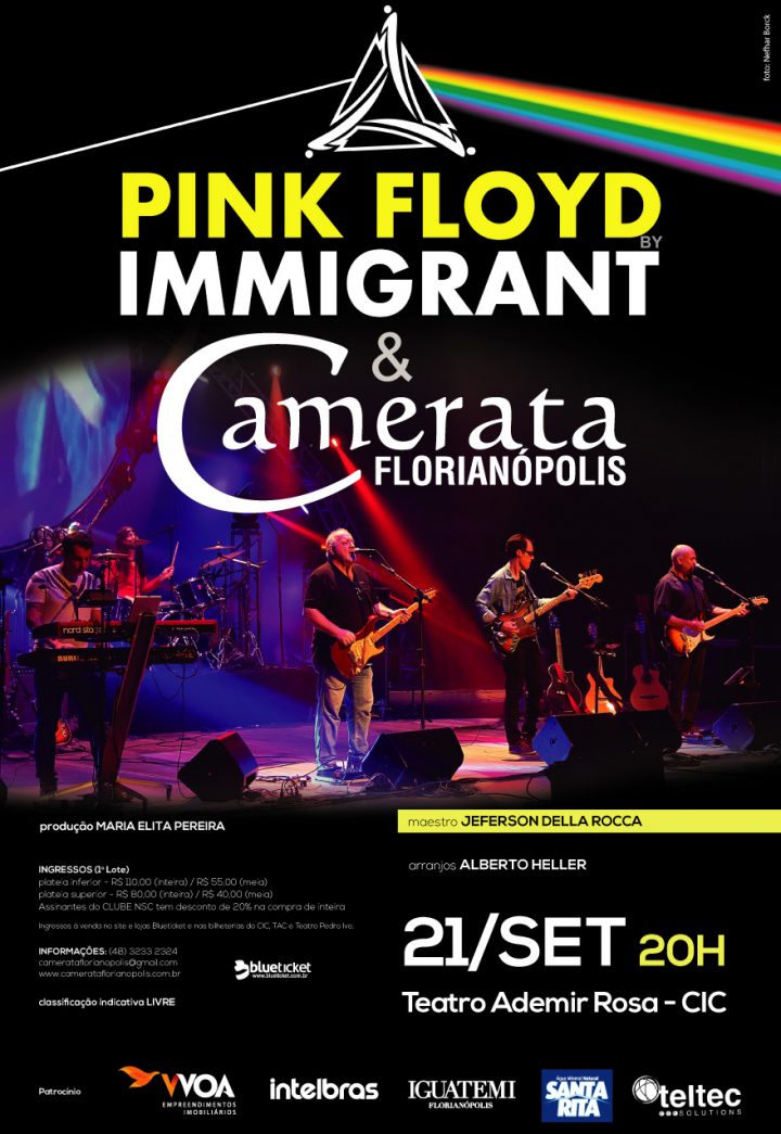 Banda Immigrant e Camerata homenageiam Pink Floyd