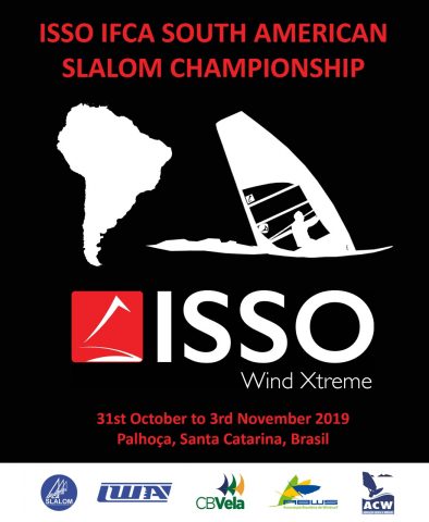 Mais de 30 velejadores de quatro países já estão inscritos para as disputas do 2019 ISSO IFCA South American Slalom Championship