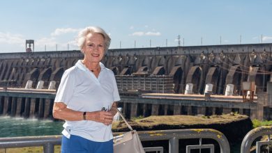 Na tarde de quinta-feira (24), a princesa dinamarquesa Benedikte Astrid Ingeborg Ingrid esteve pela primeira vez na Itaipu Binacional, em Foz do Iguaçu (PR).