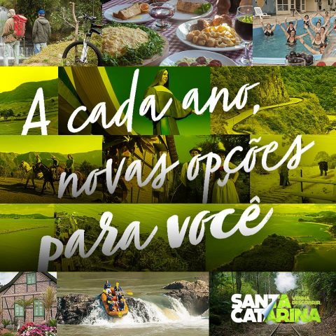 O Mapa do Turismo de Santa Catarina (SC) acaba de ser atualizado pela Agência de Desenvolvimento do Turismo de SC