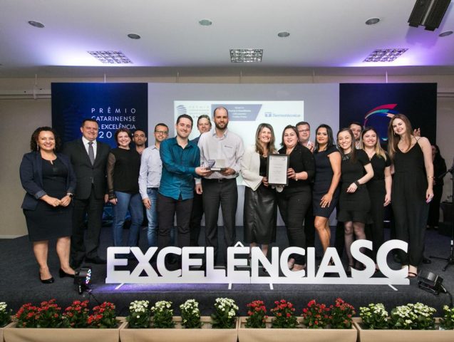 Termotécnica comemora a conquista do Troféu Prata do Prêmio Catarinense da Excelência 2019