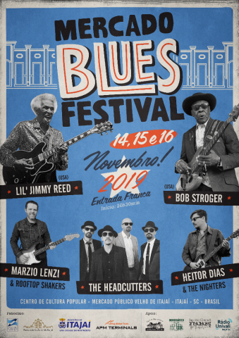 Mercado Blues Festival acontece nesta semana em Itajaí