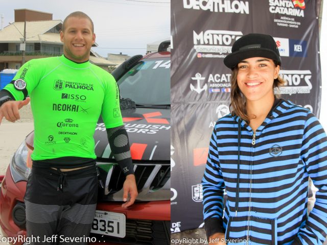 Mateus Isaac e Carenys Salazar são campeões do 2019 ISSO IFCA South American Slalom Championship em Palhoça