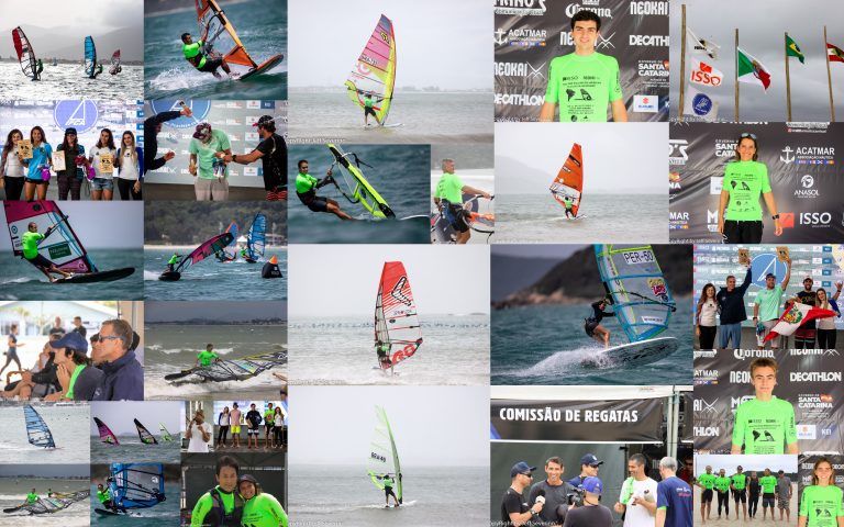 O brasileiro Mateus Isaac e a venezuelana Carenys Salazar conquistaram os títulos do 2019 ISSO IFCA South American Slalom Championship, o maior evento de windsurf das Américas encerrado neste domingo (3) em Palhoça (SC).