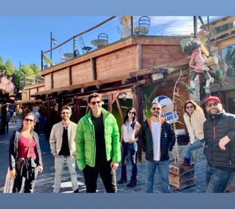 Reynaldo Gianecchini marca presença em El Calafate com a Brasileiros em Ushuaia