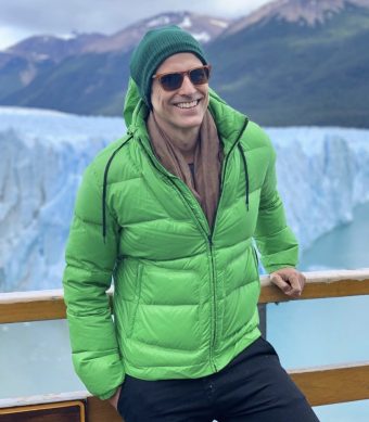 Reynaldo Gianecchini marca presença em El Calafate com a Brasileiros em Ushuaia