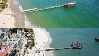 A obra contou com a operação de três dragas, entre elas a holandesa Elba - Foto: Prefeitura de Florianópolis/Divulgação