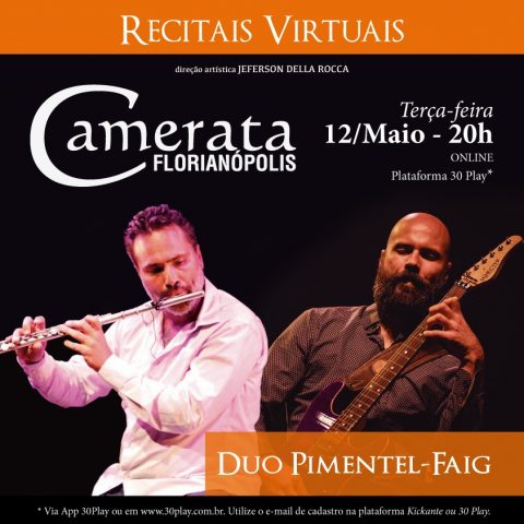 Cristian Faig e Dudu Pimentel se apresentam em recital virtual