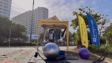 Ecoesporte promove atividades físicas na praia da Barra RJ