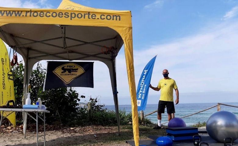 Ecoesporte promove atividades físicas na praia da Barra RJ
