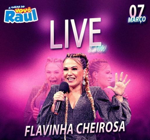 Flavinha Cheirosa comanda LIVE de Raul Gil