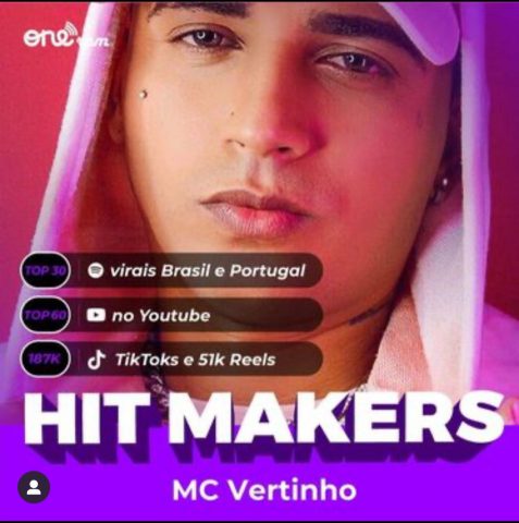 Mc Vertinho comemora o sucesso de sua nova musica “Som do Paredão”