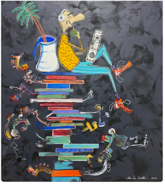 Artista plástico brasileiro Samuel Caixeta vende sua primeira obra NFT no Egito