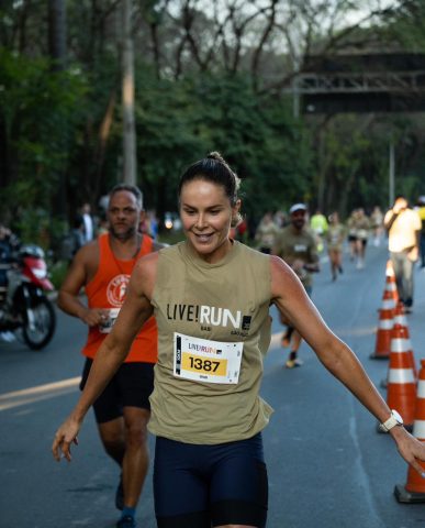 Babi Beluco participa de corrida da sustentabilidade em São Paulo