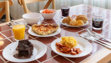 Foto: De um café da manhã oferecido na rede B&B HOTELS Brasil - Divulgação