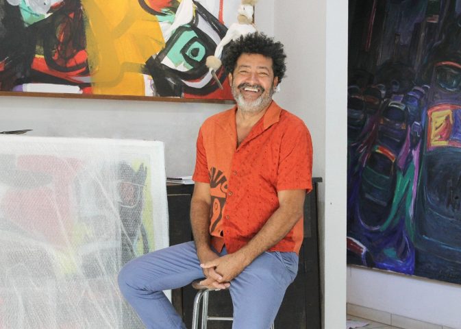 Artista plástico Gerson Fogaça. Foto: acervo pessoal do artista/Divulgação.