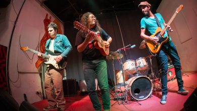 Gabriel Guedes, Ricardo Vignini e Bruno Kayapy – foto de Fernando Yokota