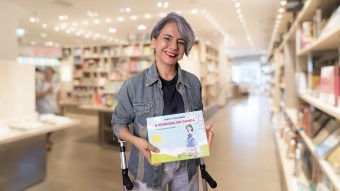 Iracy Coutinho, curadora e idealizadora da Bienal, lança livro sobre a importância da imunização contra a poliomielite. Foto: Dejair Júnior.