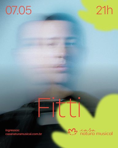Indicado ao Latin Grammy, Fitti sobe ao palco da Casa Natura Musical com a turnê “Transespacial”