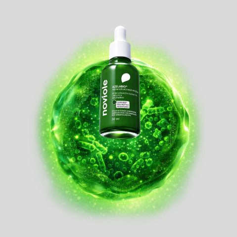 Noviole apresenta AZELABIO® | Foto: Divulgação/pessoal Noviole apresenta AZELABIO®, sérum azelaico multi-eficácia que redefine o cuidado das peles acneicas, oleosas e sensíveis